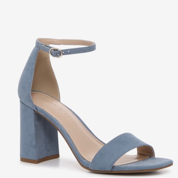 Blue Suede Heels - Picture 1 of 6